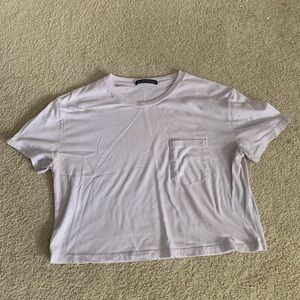 Brandy Melville light purple crop T-shirt